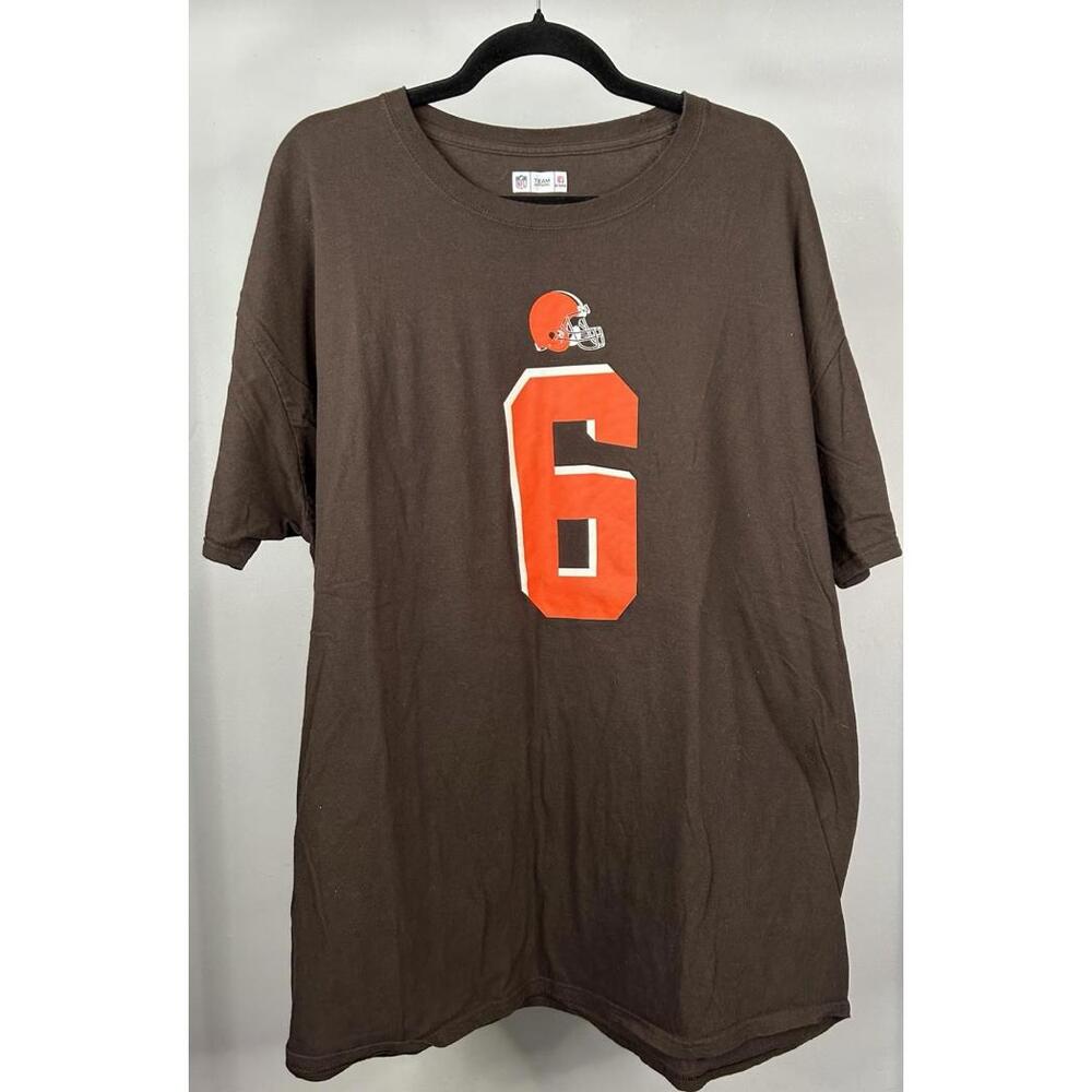 NFL Team Apparel Cleveland Browns Baker Mayfield T-Shirt Men’s Size 3XL